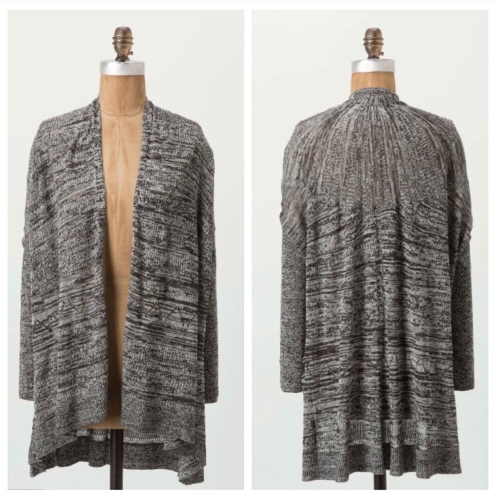 Anthropologie Sparrow Bonfire Cardigan in Gray